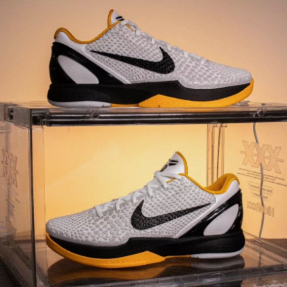 Playoff Pack White Del Sol Kobe 6 Fashion Protro Sneakers Men Basketball Shoes